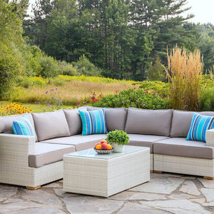 Mykonos sectional with extender 2