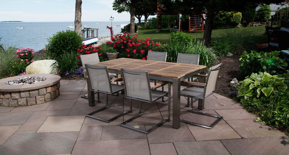 Bali outdoor dining set for 6