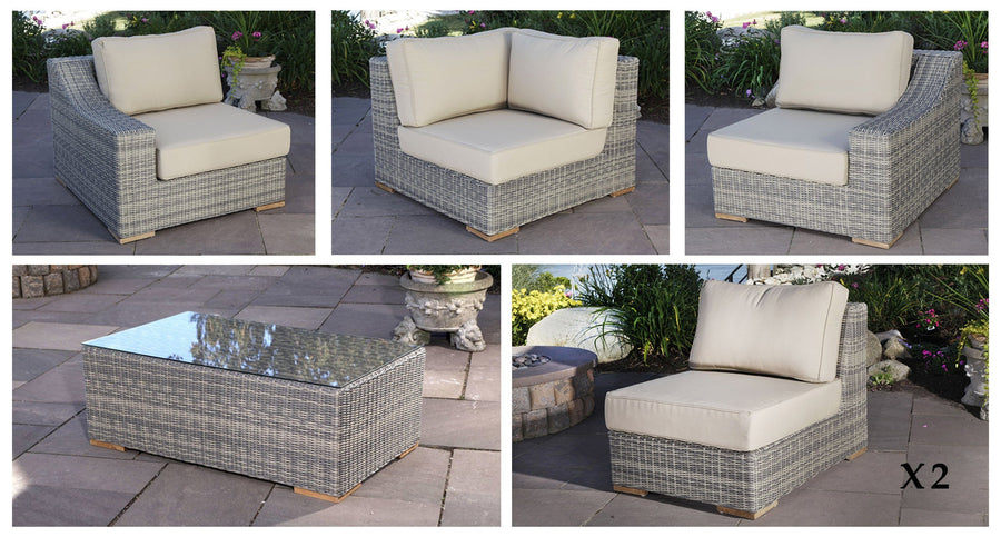 Corsica Outdoor Sectional With Extender