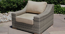 Corsica Club Chair - Sunbrella Spectrum Mushroom