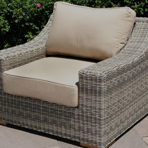 Corsica Club Chair - Sunbrella Spectrum Mushroom