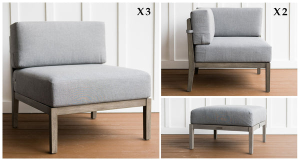 Fiji Teak & Rope Outdoor Patio Daybed