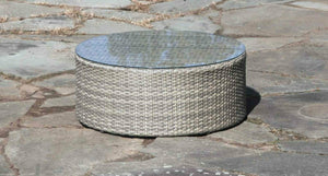 Gray santorini outdoor coffee table
