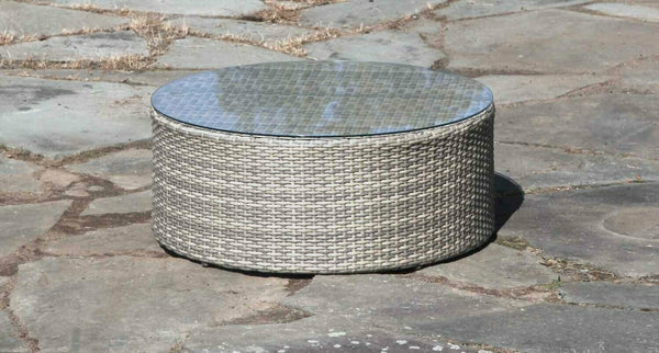 Gray santorini outdoor coffee table
