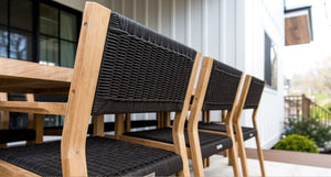 Malibu Teak & Rope Outdoor Dining Chair