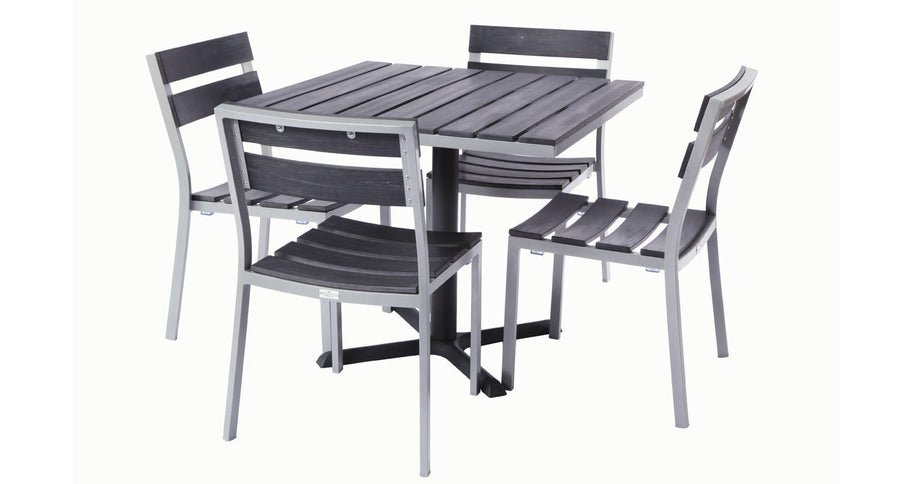 Milloy outdoor 4 top dining set