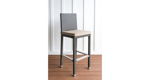 Salina outdoor bar chair - Sunbrella Spectrum Mushroom