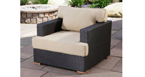 Salina club chair - Sunbrella Spectrum Mushroom