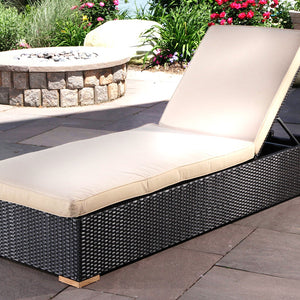 Salina lounge chair - Sunbrella Spectrum Mushroom