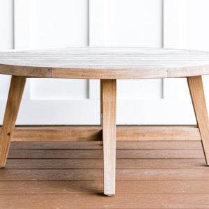santorini teak coffee table 